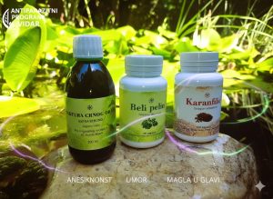 Antiparazitni program Vidar sa proizvodima Tinktura crnog oraha, Beli pelin i Karanfilić. Prirodno rešenje za detoksikaciju i poboljšanje mentalnog zdravlja i psihe pogođene parazitima.