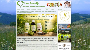 Članak o VIDAR antiparazitnom programu na portalu Zdrava Šumadija