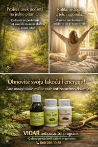 Antiparazitni program u proleće – VIDAR komplet za čišćenje organizma od parazita