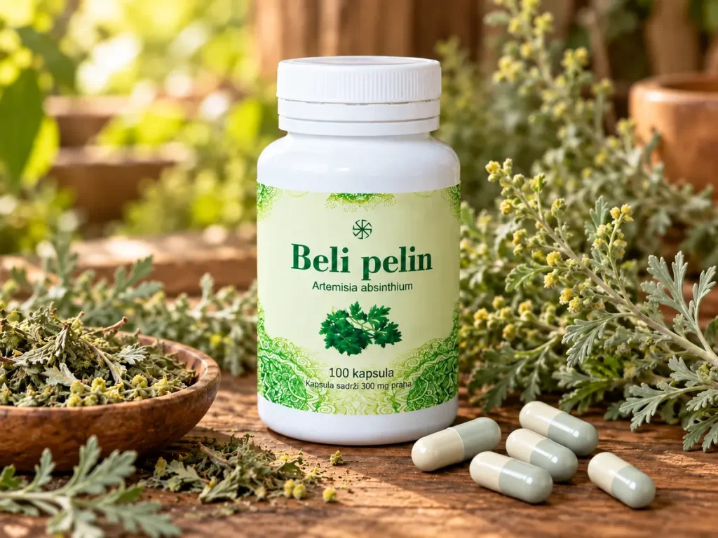 VIDAR beli pelin, 100 kapsula (Artemisia absinthium)